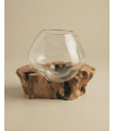 VIDRIO SOPLADO EN TRONCO 25 CM