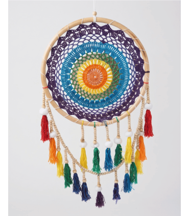 ATRAPASUEÑOS MACRAMÉ 30 CM