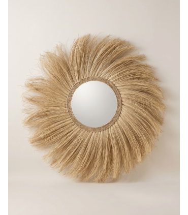 ESPEJO FIBRA NATURAL 90 CM