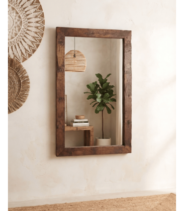 ESPEJO MADERA TEKA 60X100 CM