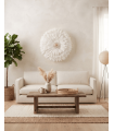 DECORACIÓN PARED PLUMAS CONCHA 60 CM