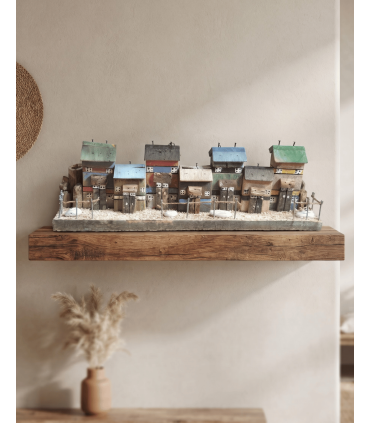CONJUNTO DE CASITAS DECORATIVA